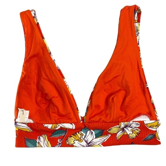 EBERJEY Vivian Bikini Top  (just top) in Spicy Orange Size Small (NWOT) - Picture 5 of 10